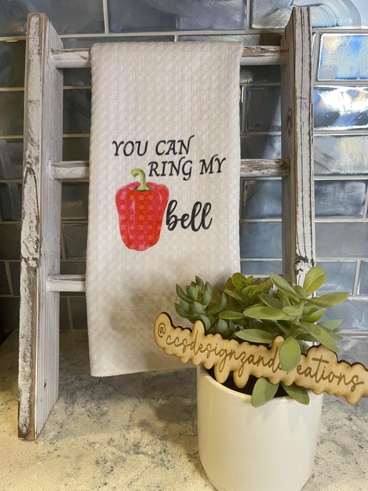 Ring My Bell Tea Towel